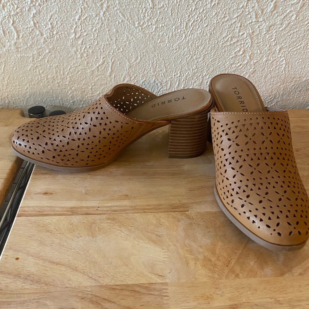 Torrid heeled mules